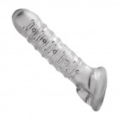 Утолщающая ребристая насадка на пенис - Доминирующее кольцо - в Курске купить с доставкой