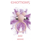 Розовое эрекционное виброколечко Emotions Minnie Light pink - Lola Games - в Курске купить с доставкой