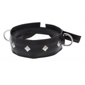 Полиуретановый ошейник с пуклями и D-кольцами Collar with Studs - Blush Novelties - купить с доставкой в Курске