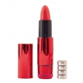 Красный вибратор в виде помады - 9 см. - ToyFa купить в Курске с доставкой в Orgasmix.ru Красный вибратор в виде помады - 9 см. - ToyFa