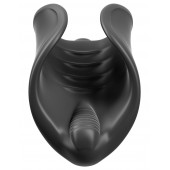 Чёрный мастурбатор Vibrating Silicone Stimulator с вибрацией - Pipedream - в Курске купить с доставкой