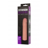 Насадка-удлинитель Extension sleeve телесного цвета - 18,5 см. - Sitabella - в Курске купить с доставкой