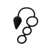 Тройное эрекционное кольцо с анальным хвостом Drop M-size - Erotist Adult Toys - в Курске купить с доставкой
