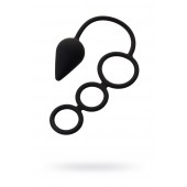 Тройное эрекционное кольцо с анальным хвостом Drop M-size - Erotist Adult Toys - в Курске купить с доставкой