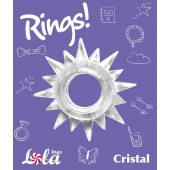 Прозрачное эрекционное кольцо Rings Cristal - Lola Games - в Курске купить с доставкой