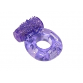 Фиолетовое эрекционное кольцо с вибрацией Rings Axle-pin - Lola Games - в Курске купить с доставкой