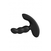 Черный силиконовый стимулятор простаты Levett Nitoc с пультом ДУ - Levett - в Курске купить с доставкой