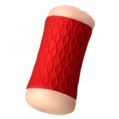 Двухсторонний мастурбатор JOS  NADIN в красном цилиндре - JOS - в Курске купить с доставкой