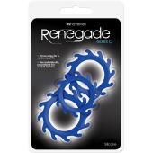Набор из 3 синих эрекционных колец Renegade Gears - NS Novelties - в Курске купить с доставкой