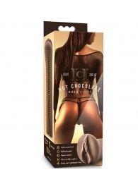 Коричневый мастубратор-вагина Nicole s Kitty - Blush Novelties - в Курске купить с доставкой