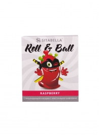 Стимулирующий презерватив-насадка Roll   Ball Raspberry - Sitabella - купить с доставкой в Курске