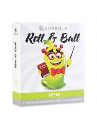 Стимулирующий презерватив-насадка Roll   Ball Apple - Sitabella - купить с доставкой в Курске