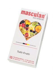 Жёлтые презервативы Masculan Ultra Tutti-Frutti с фруктовым ароматом - 10 шт. - Masculan - купить с доставкой в Курске