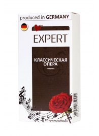 Гладкие презервативы Expert  Классическая опера  - 12 шт. - Expert - купить с доставкой в Курске