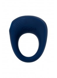 Синее эрекционное кольцо на пенис Satisfyer Ring 2 - Satisfyer - в Курске купить с доставкой