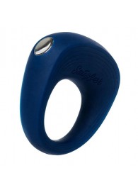 Синее эрекционное кольцо на пенис Satisfyer Ring 2 - Satisfyer - в Курске купить с доставкой