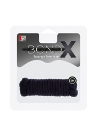 Чёрная веревка для связывания BONDX LOVE ROPE - 5 м. - Dream Toys - купить с доставкой в Курске