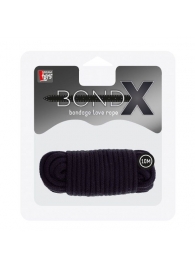 Черная веревка для связывания BONDX LOVE ROPE - 10 м. - Dream Toys - купить с доставкой в Курске