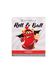 Стимулирующий презерватив-насадка Roll   Ball Cherry - Sitabella - купить с доставкой в Курске