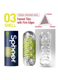 Мастурбатор SPINNER Shell - Tenga - в Курске купить с доставкой