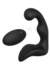 Черный вибромассажер простаты REMOTE BOOTY PLEASER - Dream Toys - в Курске купить с доставкой