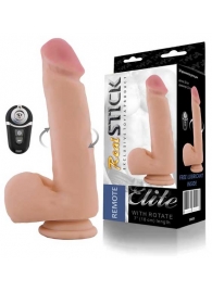 Перезаряжаемый ротатор с пультом ДУ - 18 см. - ToyFa купить в Курске с доставкой в Orgasmix.ru Перезаряжаемый ротатор с пультом ДУ - 18 см. - ToyFa