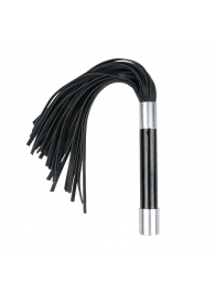 Черная плеть Easytoys Flogger With Metal Grip - 38 см. - Easy toys - купить с доставкой в Курске