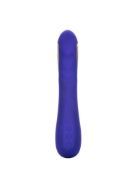 Фиолетовый вибратор с электростимуляцией Intimate E-Stimulator Petite Wand - 18,5 см. - California Exotic Novelties - купить с доставкой в Курске