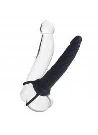 Насадка на пенис Silicone Love Rider Dual Penetrator для двойного проникновения - 14 см. - California Exotic Novelties - в Курске купить с доставкой