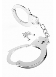 Металлические серебристые наручники Designer Metal Handcuffs - Pipedream - купить с доставкой в Курске