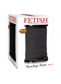 Черная веревка для связывания Bondage Rope - 60,9 м. - Pipedream - купить с доставкой в Курске