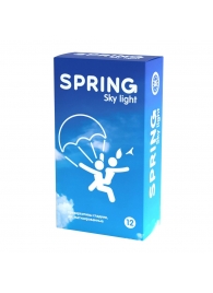 Ультратонкие презервативы SPRING SKY LIGHT - 12 шт. - SPRING - купить с доставкой в Курске