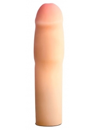 Телесная насадка-удлинитель на пенис PERFORMANCE 1.5INCH COCK XTENDER - 16 см. - Blush Novelties - в Курске купить с доставкой