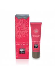 Возбуждающий интимный гель для двоих STIMULATION GEL Pomegranate   Nutmeg - 30 мл. - Shiatsu - купить с доставкой в Курске