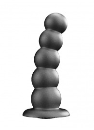 Черная насадка-плаг на харнесс PLATINUM 9 - 24 см. - LOVETOY (А-Полимер) - купить с доставкой в Курске