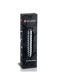 Рельефный фаллос для интенсивного электросекса Groovey George - 20 см. - MyStim - купить с доставкой в Курске