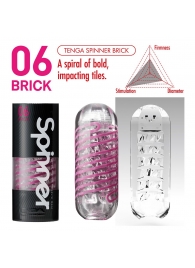 Мастурбатор SPINNER Brick - Tenga - в Курске купить с доставкой