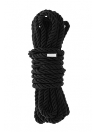 Черная веревка для шибари DELUXE BONDAGE ROPE - 5 м. - Dream Toys - купить с доставкой в Курске