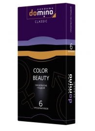 Разноцветные презервативы DOMINO Colour Beauty - 6 шт. - Domino - купить с доставкой в Курске