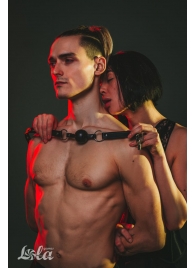 Черный кляп Love Addict на замочке - Lola Games - купить с доставкой в Курске