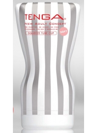 Мастурбатор TENGA Squeeze Tube Cup Soft - Tenga - в Курске купить с доставкой