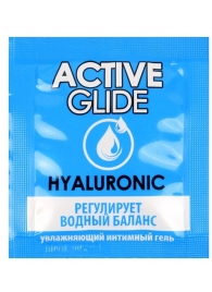 Лубрикант на водной основе Active Glide с гиалуроновой кислотой - 3 гр. - Биоритм - купить с доставкой в Курске