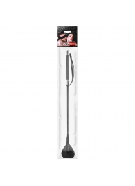 Черный стек с наконечником-сердечком - 54 см. - Notabu - купить с доставкой в Курске