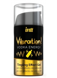 Жидкий интимный гель с эффектом вибрации Vibration! Vodka Energy - 15 мл. - INTT - купить с доставкой в Курске