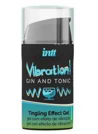 Жидкий интимный гель с эффектом вибрации Vibration! Gin   Tonic - 15 мл. - INTT - купить с доставкой в Курске