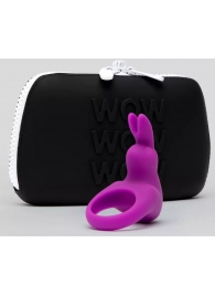 Фиолетовое эрекционное виброкольцо Happy Rabbit Cock Ring Kit - Happy Rabbit - в Курске купить с доставкой