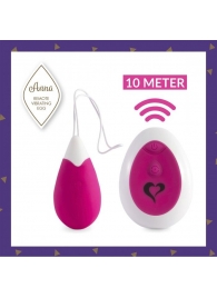 Розовое виброяйцо на радиоуправлении Anna Vibrating Egg Remote - FeelzToys