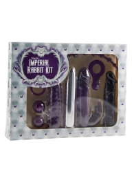 Набор фиолетовых стимуляторов Imperial Rabbit Kit - Toy Joy - купить с доставкой в Курске