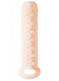 Телесный фаллоудлинитель Homme Long - 13,5 см. - Lola Games - в Курске купить с доставкой