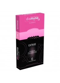 Презервативы с точками и рёбрышками DOMINO Classic Extase - 6 шт. - Domino - купить с доставкой в Курске